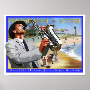 Rehoboth Beach Autumn Jazz Fest 2006 Poster