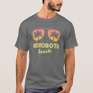 Rehoboth Beach Delaware Palm Trees Family Vacation T-Shirt