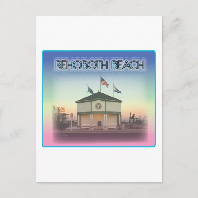 Rehoboth Beach Delaware - Rehoboth Ave Scene Postcard (Front)