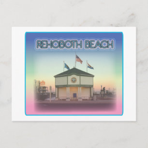 Rehoboth Beach Delaware - Rehoboth Ave Scene Postcard