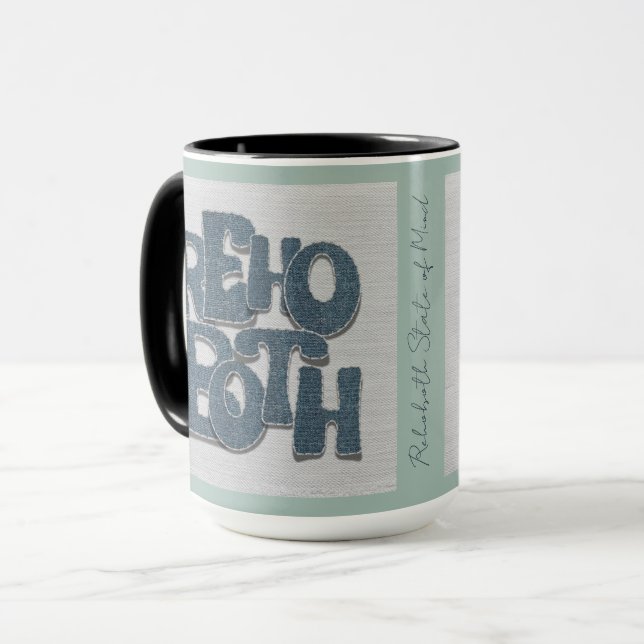 Rehoboth Delaware Denim Mug (Front Left)