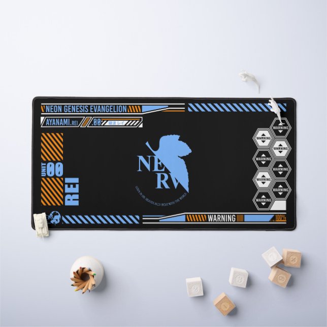 Rei Ayanami Theme Evangelion Desk Mat (Kids Table)