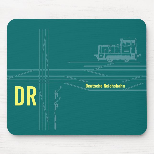 Reichbahn DDR. Mouse Mat (Front)