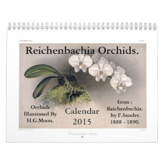 Reichenbachia Orchids 2015 Calendar
