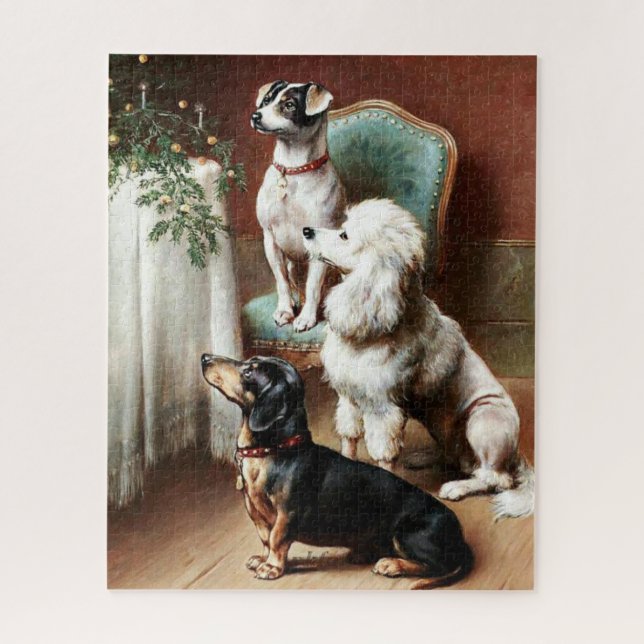 Reichert - A Christmas Treat, fine art, Jigsaw Puzzle (Vertical)