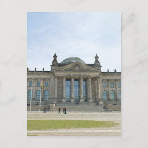 Reichstag Building in Berlin Postcard