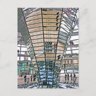 Reichstag / Bundestag, Interior, Berlin(r37pst) Postcard