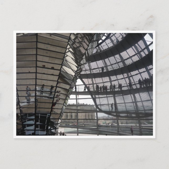 reichstag dome berlin postcard (Front)