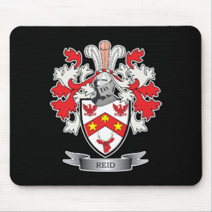 Reid Family Crest Coat of Arms Mouse Mat