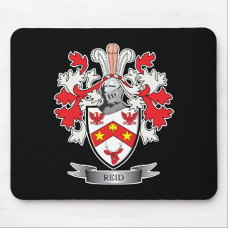 Reid Family Crest Coat of Arms Mouse Mat