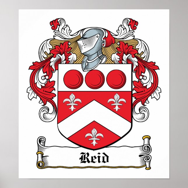 Reid Family Crest Poster (Front)