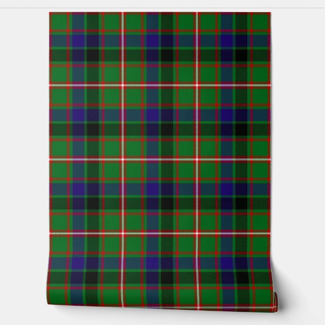 Reid Tartan Plaid Scottish Clan Wallpaper (Unrolling)