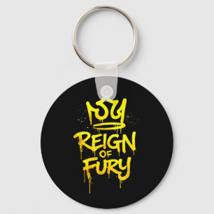 Reign of Fury Martial Arts BJJ MMA Boxing Key Ring