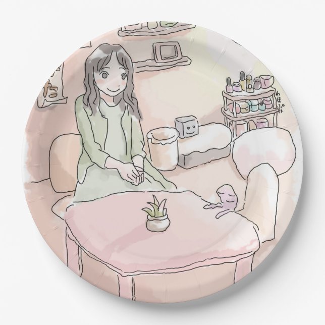 Reiji Ni Paper Plate (Front)