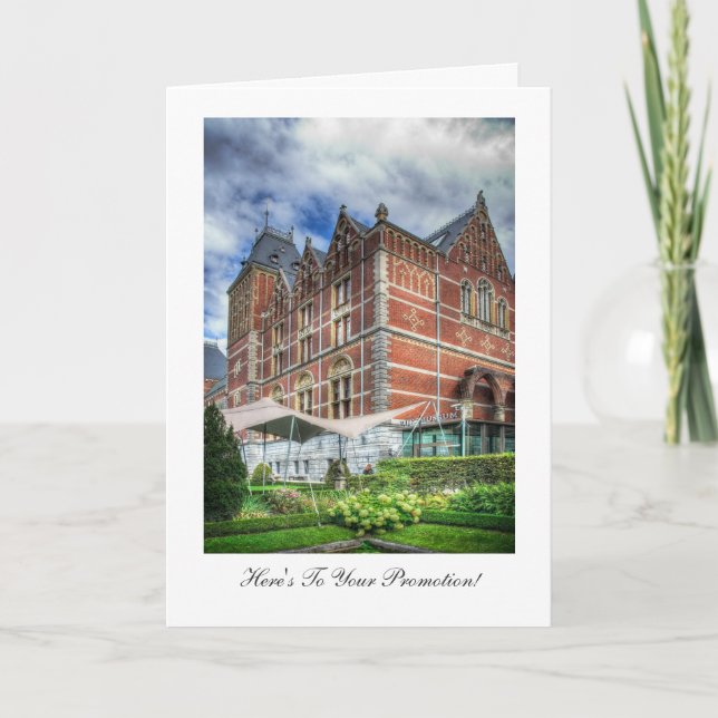 Reijks Museum, Congratulations on Promotion Card (Front)