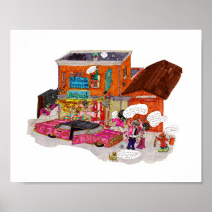 Reikeos Bar- Three Dollar Disco Poster