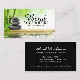 Reiki and Yoga Business Cards