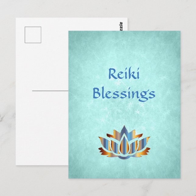 Reiki Blessings  Postcard (Front/Back)
