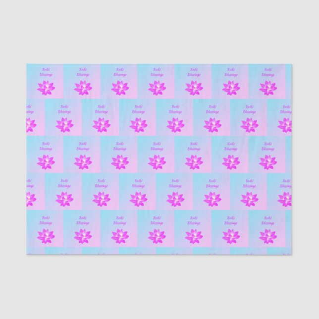 Reiki Blessings Tissue Paper (Front)