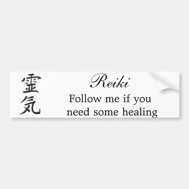 Reiki Bumper Sticker (Front)