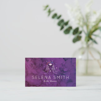 Reiki Business Card with Chakras