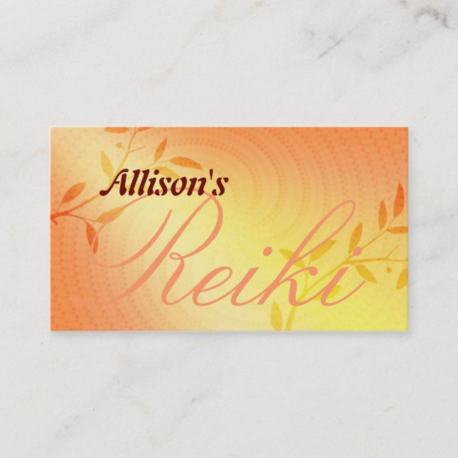 Reiki Business Cards (Front)