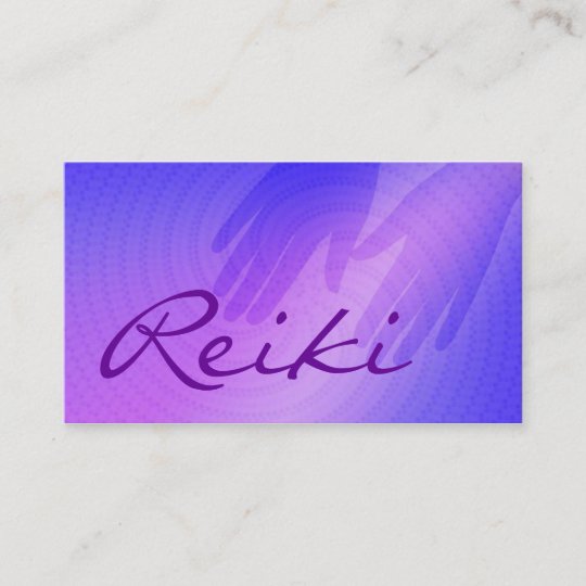 Reiki Business Cards Zazzle.co.uk