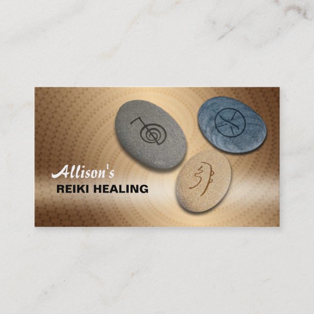 Reiki business cards (Front)