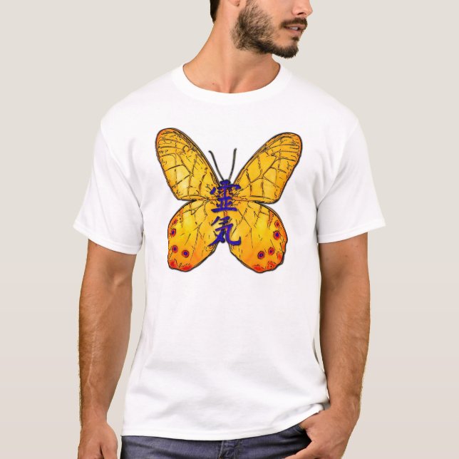 Reiki Butterfly T-Shirt (Front)