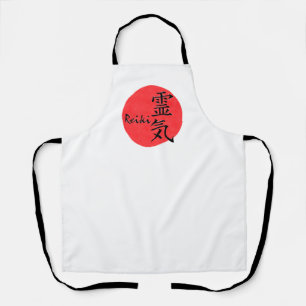 Reiki Calligraphy And Word 1 Apron