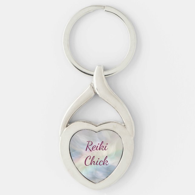 Reiki Chick Key Ring (Front)