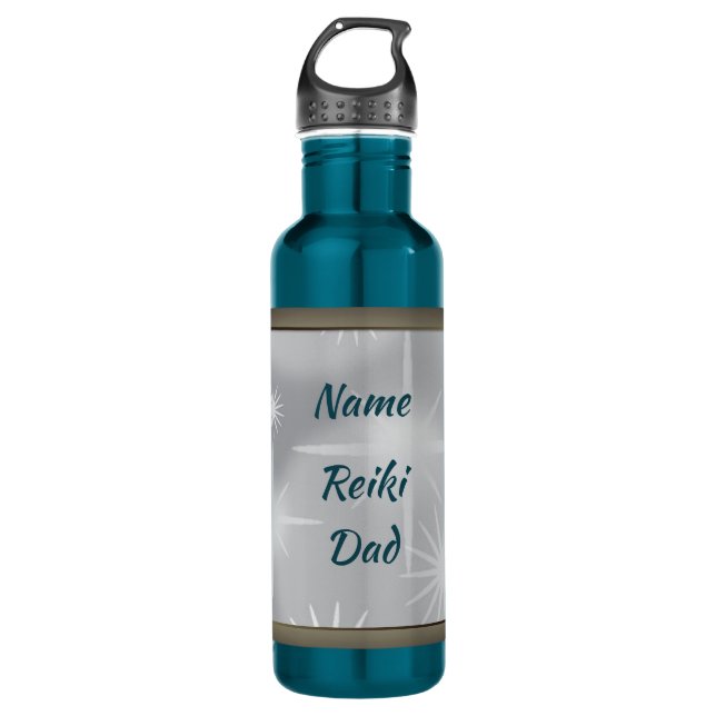 Reiki Dad personalised 710 Ml Water Bottle (Front)