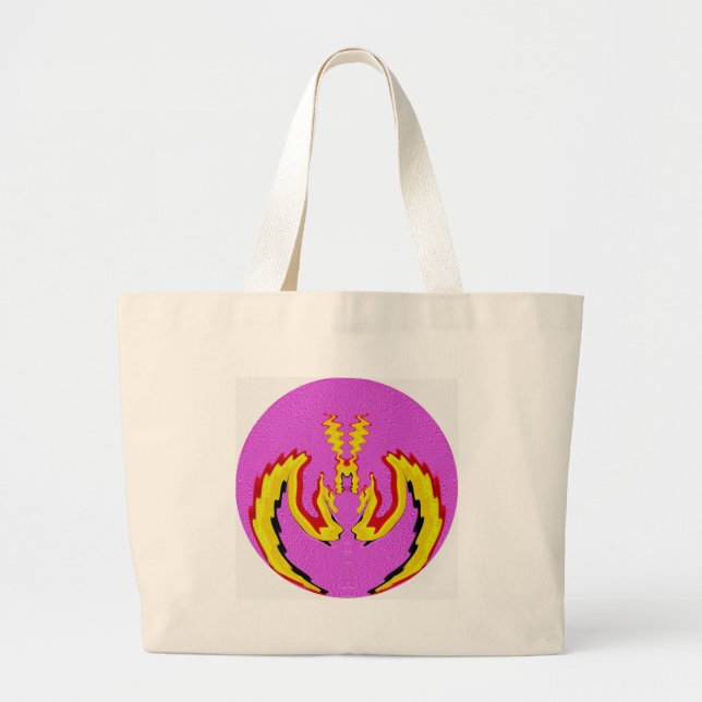 Reiki Distance Healing Large Tote Bag (Front)