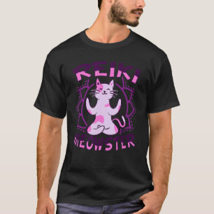 Reiki Energy Healer Cat for a Reiki Master T-Shirt