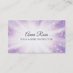 *~* Reiki Energy Healing Sparkle Rays Business Card
