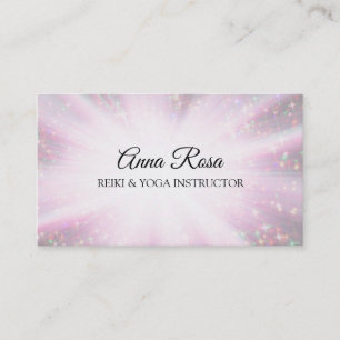 *~* Reiki Energy Healing Sparkle  Rays Business Card