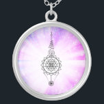 *~* Reiki Energy Healing Sparkle Rays Nirvana Silver Plated Necklace<br><div class="desc">JEWELRY WITH INTENTION (R) - Energetically Enhanced Jewellery. As a professional distance spiritual energy healer since 2001, I have learned, developed and utilised the power of energy healing intention. All my JEWELRY WITH INTENTION (R) carries the healing energy of positive manifestation. This JEWELRY is ready to receive your own personal...</div>