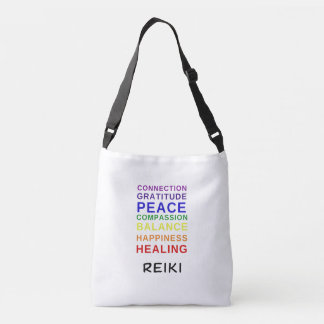 Reiki Flower T-Shirt Crossbody Bag