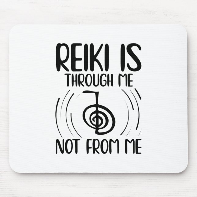 Reiki Gift Idea | Reiki Master Yoga Meditating Mouse Mat (Front)
