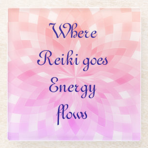 Reiki Glass Coaster