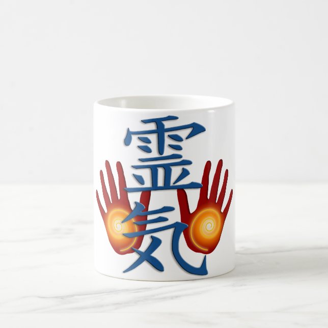 Reiki Hands Coffee Mug (Center)