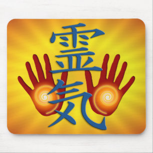 Reiki Hands Mouse Mat