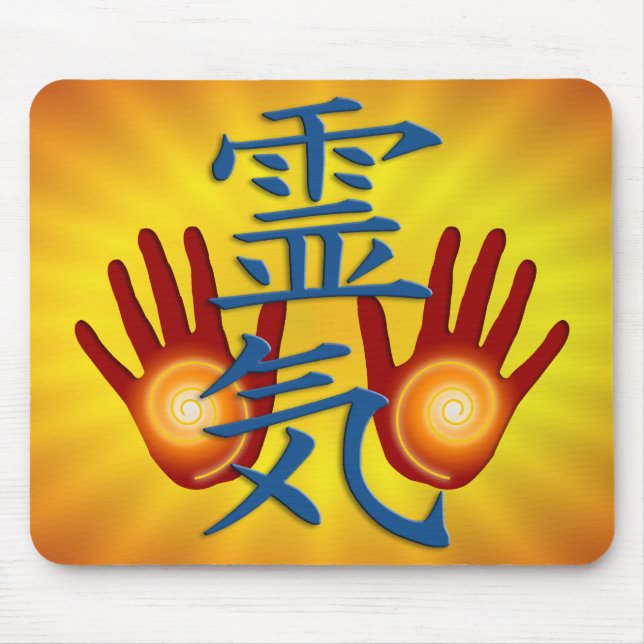 Reiki Hands Mouse Mat (Front)