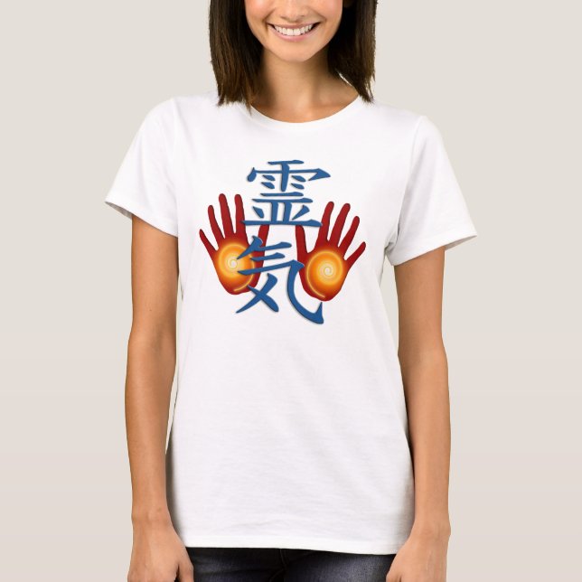 Reiki Hands T-Shirt (Front)