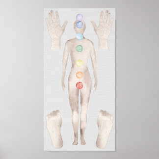 Reiki Healing Board Poster