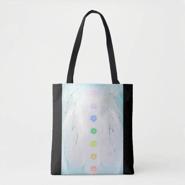 Reiki Healing Hands design Tote Bag (Front)