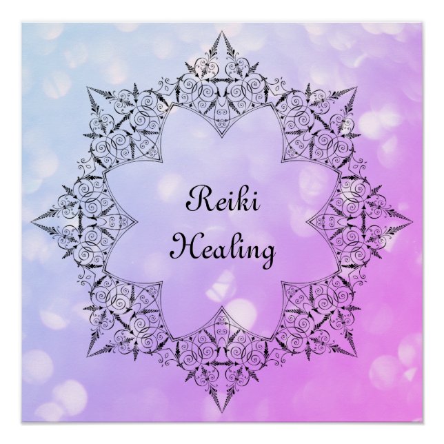 Reiki Healing Poster (Front)