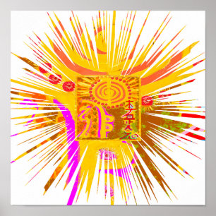 REIKI Healing Symbols Poster