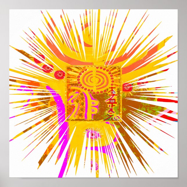 REIKI Healing Symbols Poster (Front)