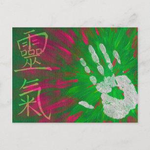 Reiki - Healings Hand Postcard